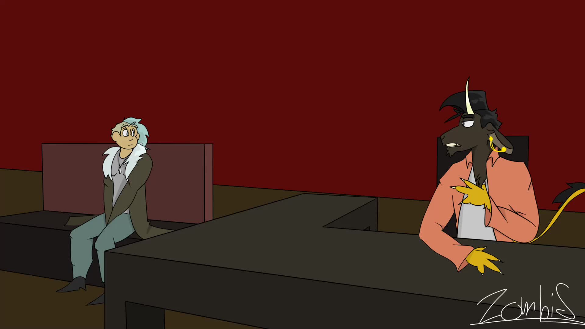 Never let loui on a talk show...