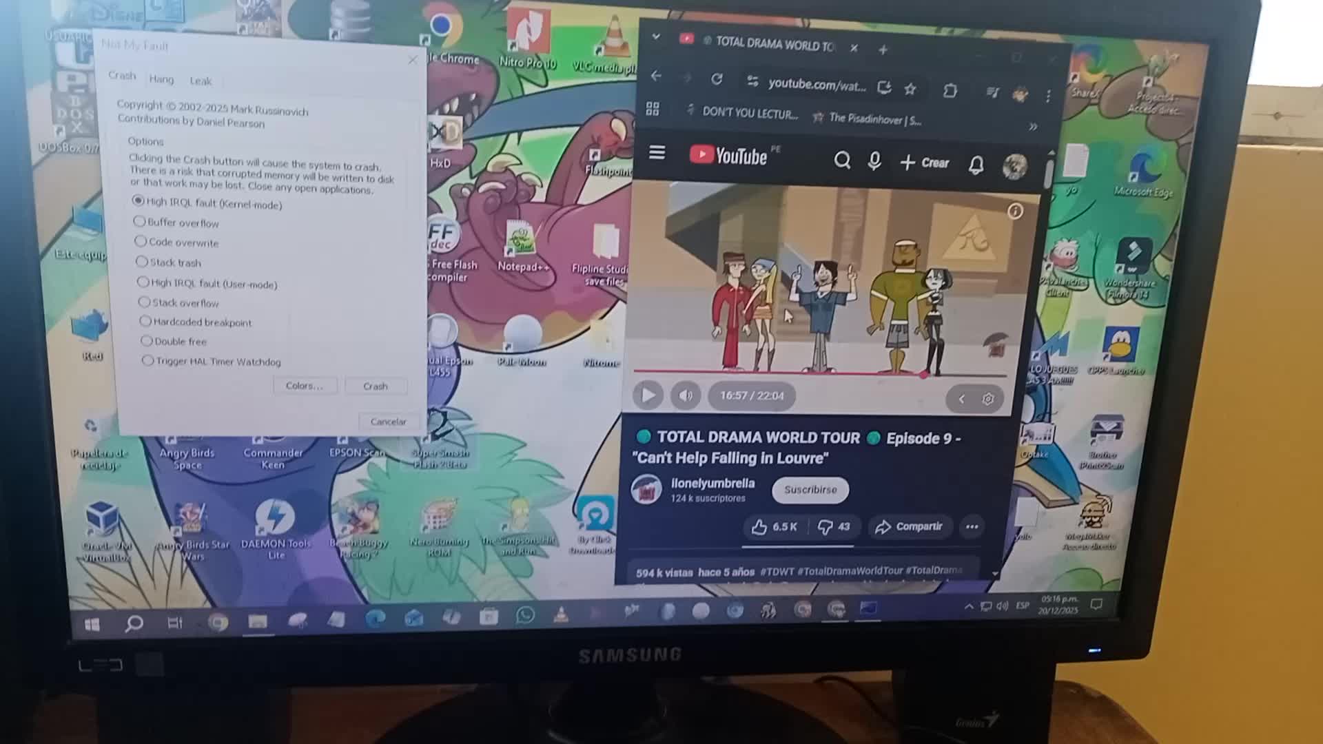 Sierra crying has BSOD (NEW WALLPAPER)