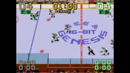 Mario Lemieux Hockey - Game - Sega Genesis Gameplay