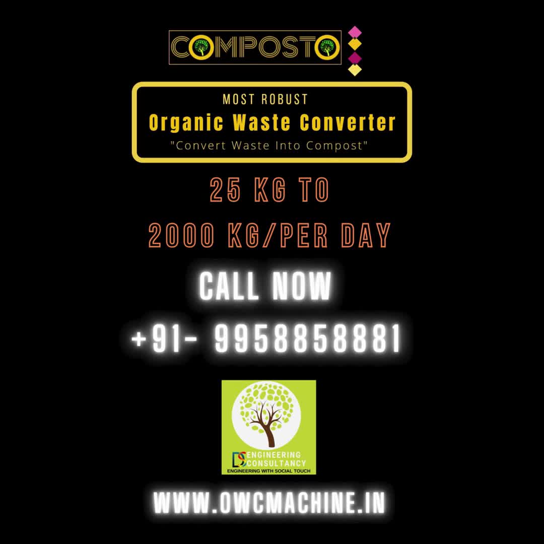 Organic Waste Composter Manufacturers in India | COMPOSTO | DSC Engineering