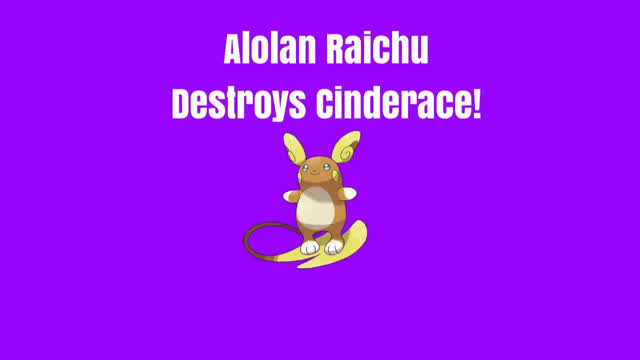 Pokemon Sw/Sh Gigantamax Raichu MURDERS Cinderace!