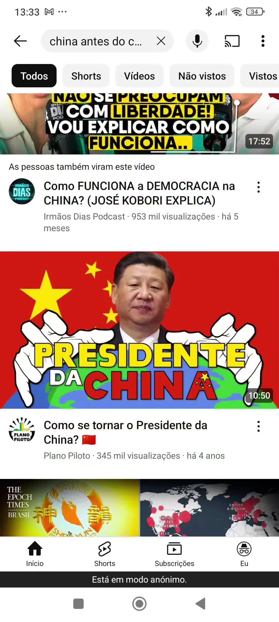 youtube censors searching "china before communism" (amerimutt moment)