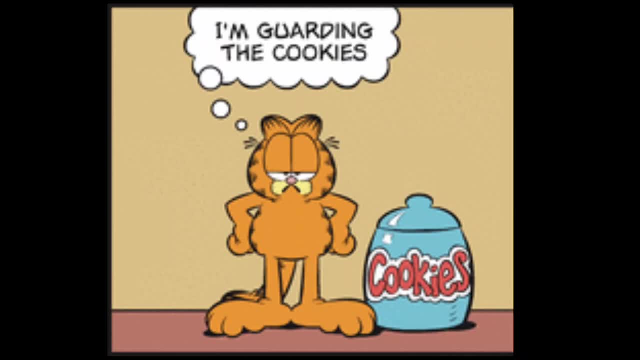 Garfield Badly Guards the Cookies (Comic Dub)