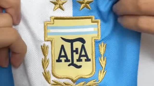 Argentina Messi 2022 Camiseta de la 1ª equipación 3 estrellas - camisetasclubes.com