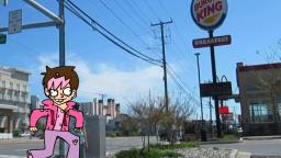 I walk to burger king