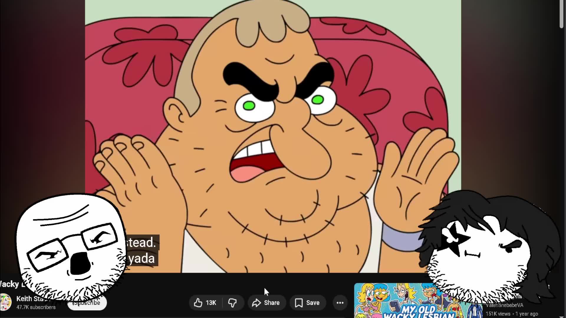 RANTING ABOUT WACKY LESBIAN HOUR (COREY MENTIONED) (ANIMATION OUTRAGE)