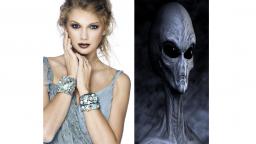 Taylor Swift Works For Grey Aliens