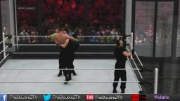 WWE 2K15 Glitch - The Shields Triple Powerbomb