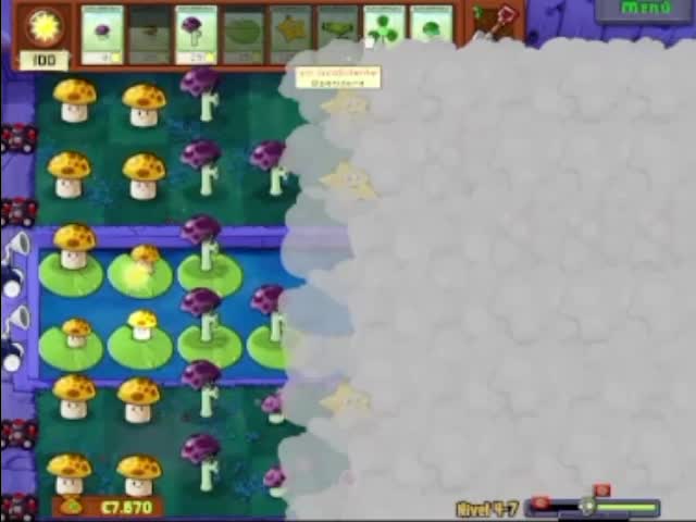 Plantas contra zombies - nivel 4-7