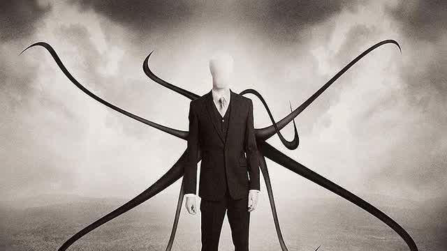 slenderman caught on camera