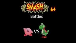 Super Smash Bros 64 Battles #136: Kirby vs Yoshi