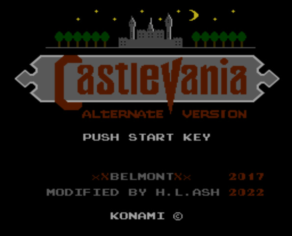 Castlevania Alternate Version hack game