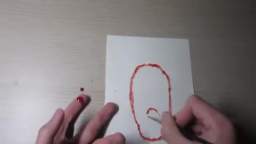 Drawing soyjak with blood