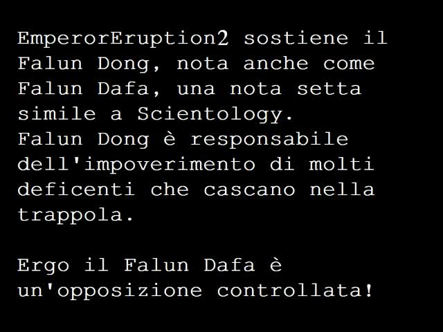 EmperorEruption2 è un opposizione controllata