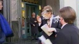 Bill Gates gets pied in Belgium