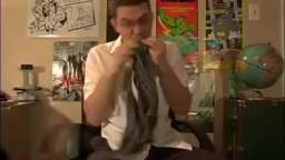 Lucas Bonchano (Sock by Jim Harino) eats his shorts on his "late" birthday