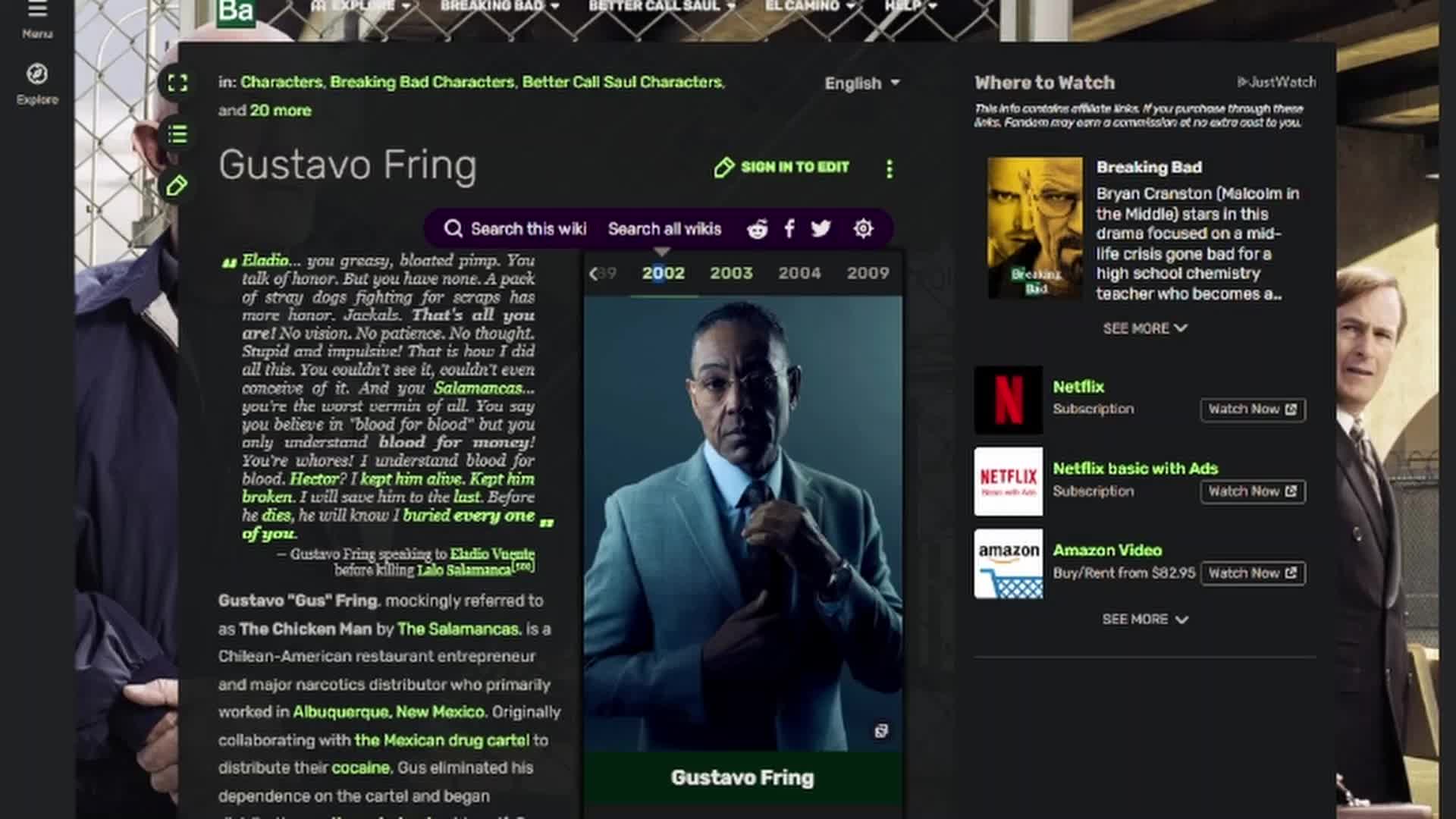 Gus Fring Wiki Dance Gus Fring Wiki Dance