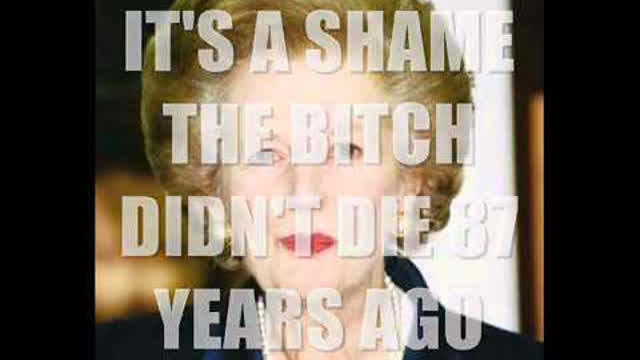 MARGARET THATCHER IS DEAD