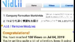 100 views on VidLii!