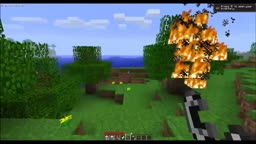 Minecraft: Burning down trees