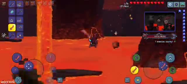 terraria boss fight wall of flesh l