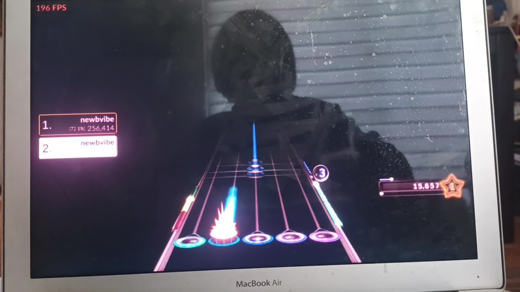 run of inverted 3 with my new guitar !