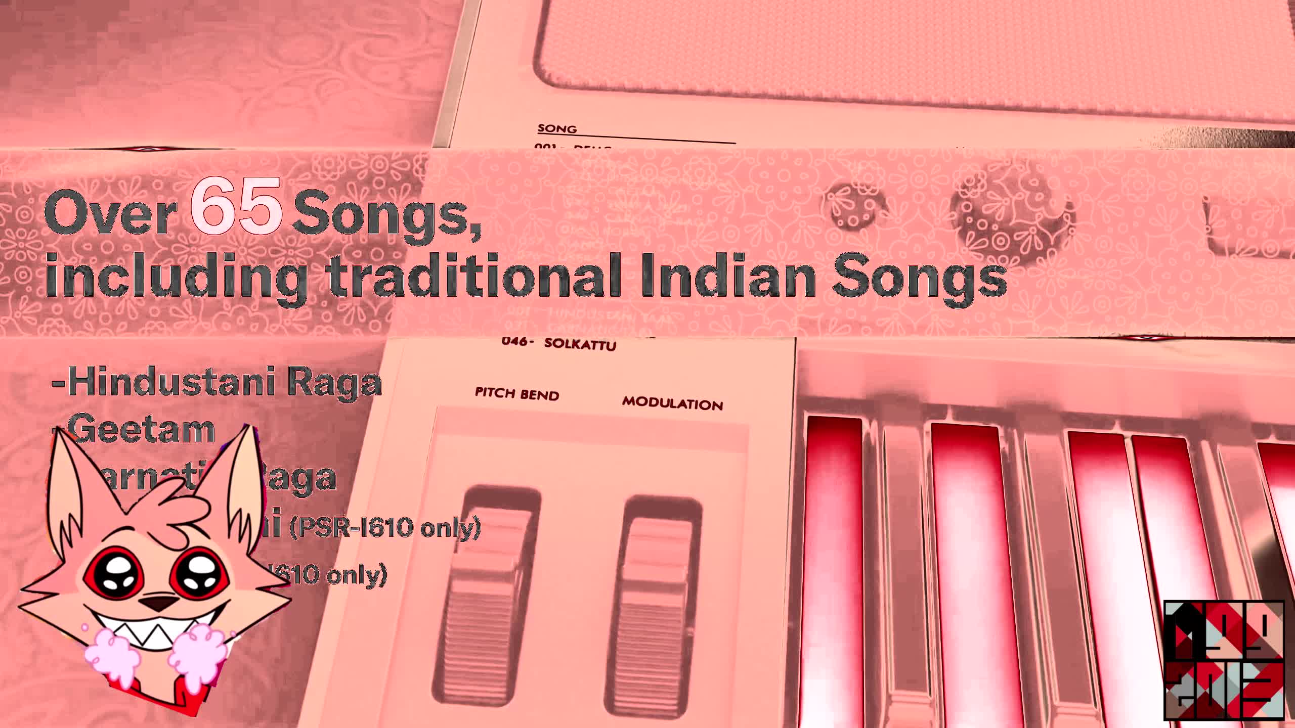 Yamaha PSR-I610 Overview Video but the Color Look-Up Table is the Foaming Mouth Hellhound