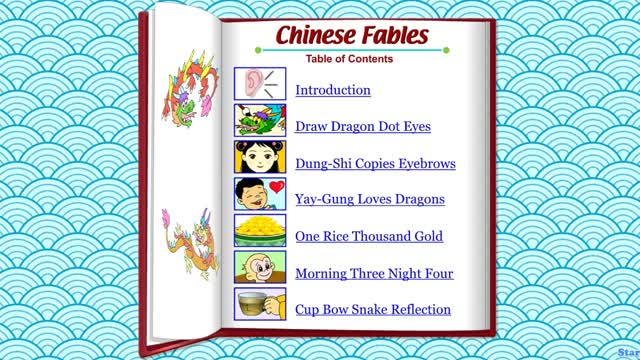 How to Reach to Chinese Fables on Starfall