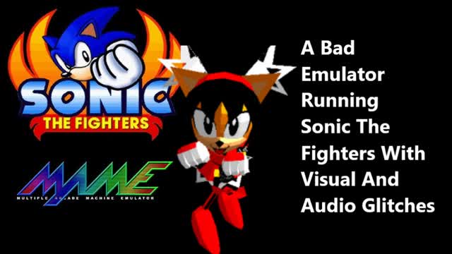 MAME Sonic The Fighters: Honey The Cat (Faulty/Glitched Emulation)