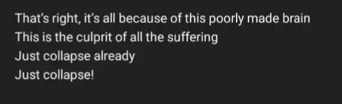 THIS POORLY MADE BRAIN IS THE CAUSE FOR YOUR SUFFERINF