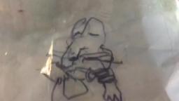 THIS VIDEO CONTAINS MAX THE BUNNY AND HIS OWY ELBOW ANIMATION CEL FROM 9story
