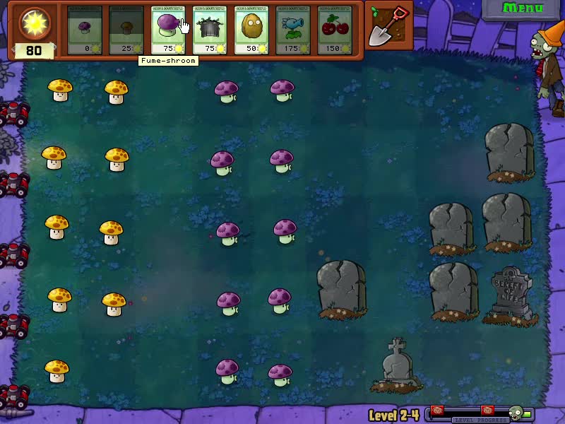 PVZ 0.9.9.1029 level 2-4