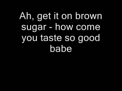 The Rolling Stones - Brown Sugar (Lyrics)