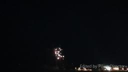 At Clacton On Sea Essex Pier Air Show fireworks display 2019