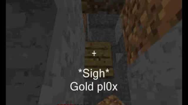 Making my gold house in minecraft