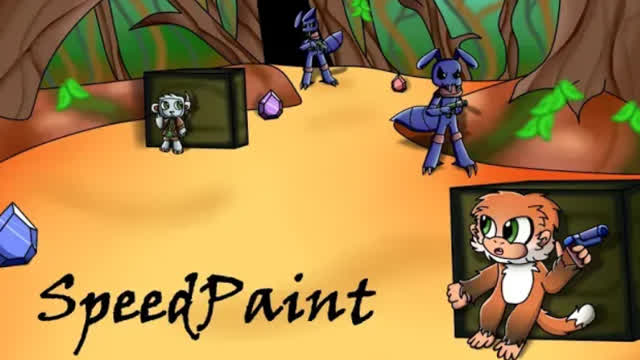 SpeedPaint - Tamarin vs Ant Drones