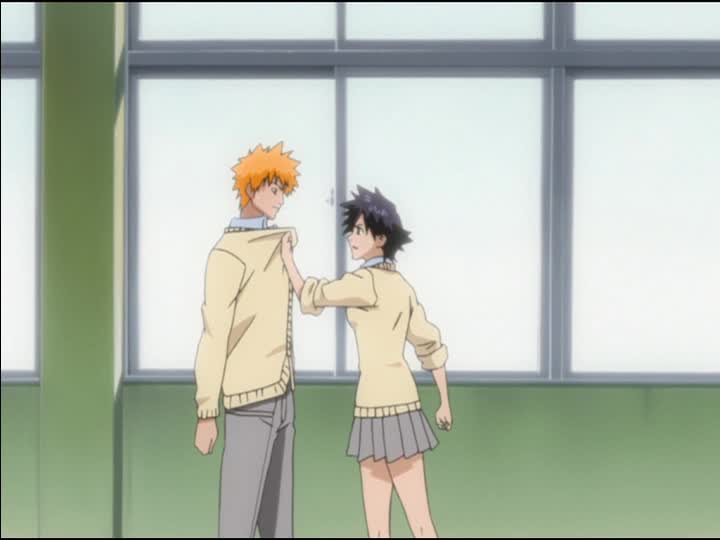 Tatsuki punches Ichigo's lights out