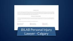 Accidents Lawyer Calgary - BILAB Personal Injury Lawyer (587) 355-3013