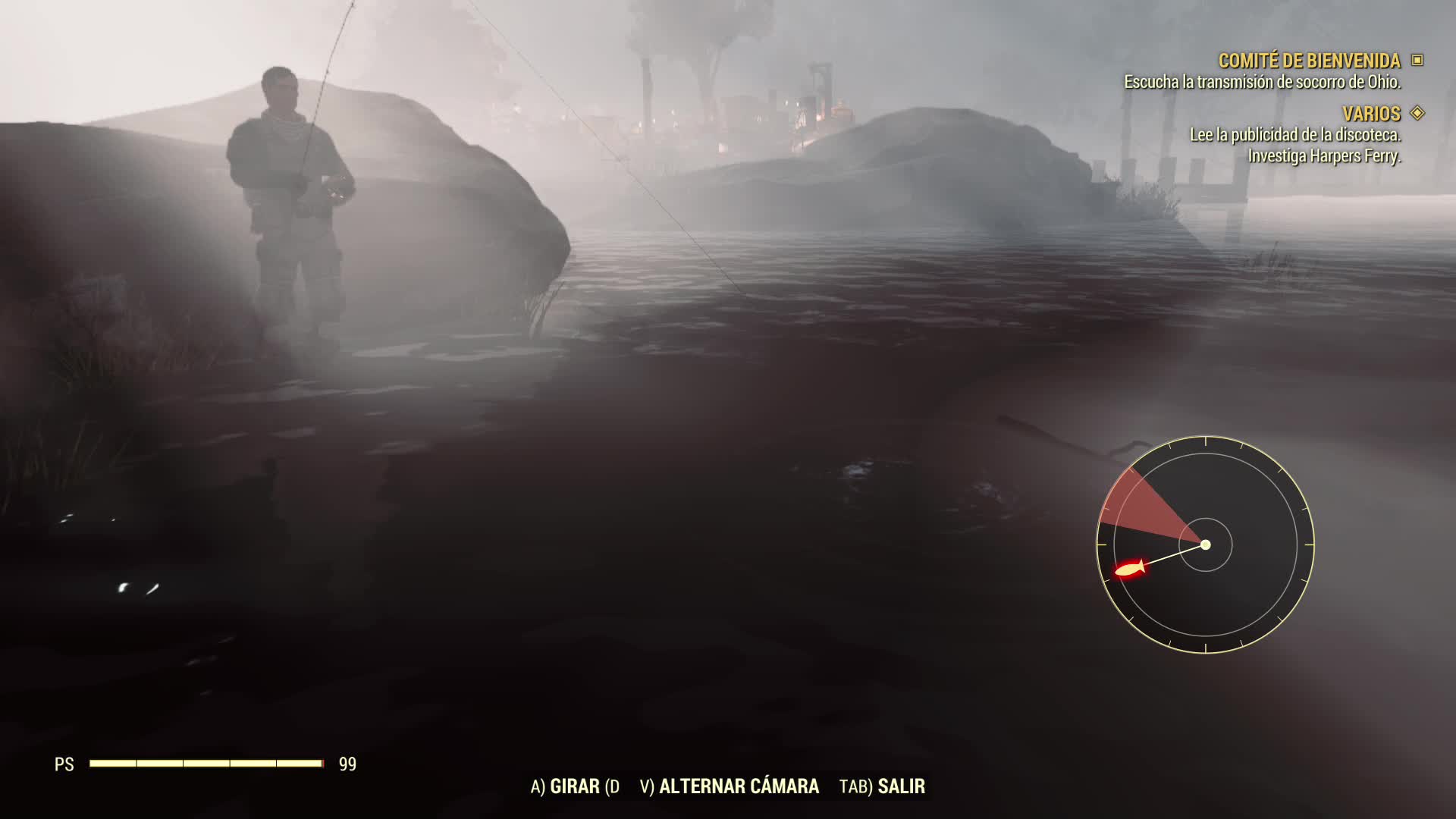 Fallout76 - Pesca inusualmente saludable y pacífica Fallout76 - Pesca inusualmente saludable y pacífica