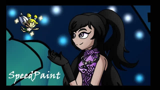 SpeedPaint - Sia at the Fairy Fountain