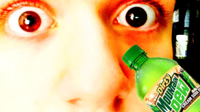 drinking the evil soda (dirty mountain dew)