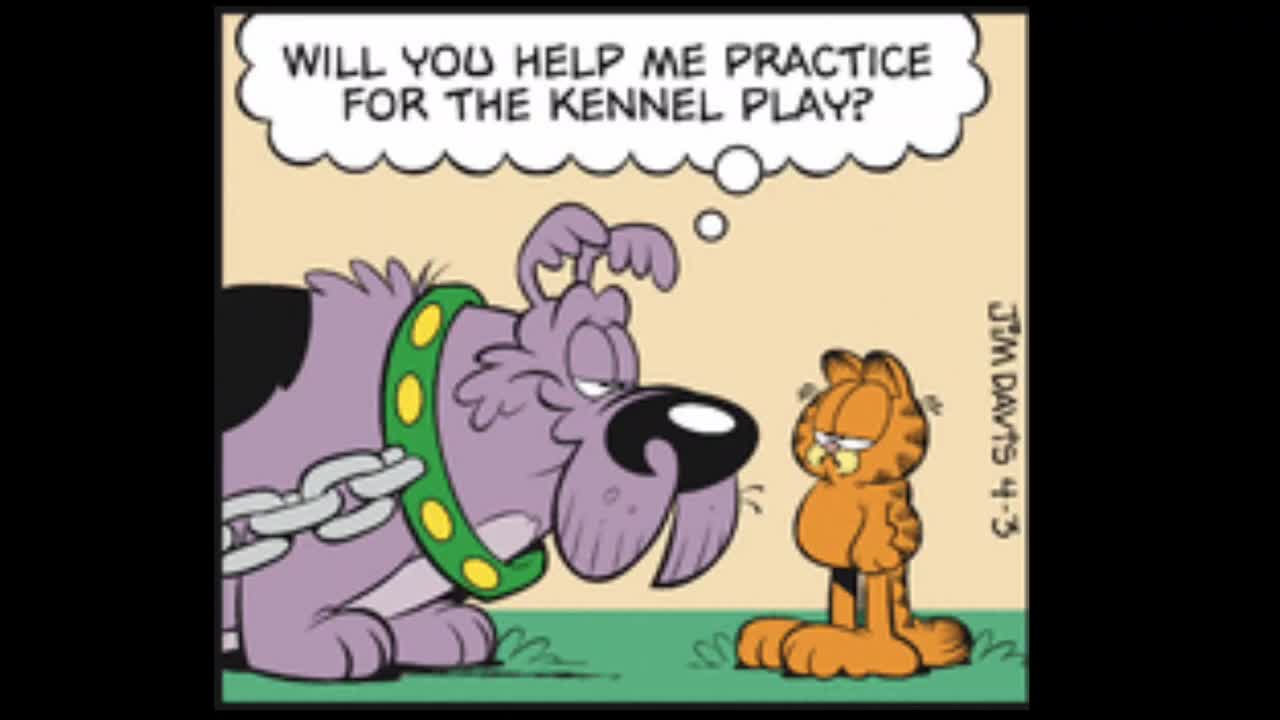 Garfield Comic Dub for April 3rd, 2024