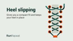 Heel slipping lacing technique by RunRepeat.com