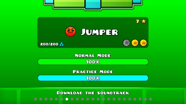 Geometry Dash - Jumper (No Coins)