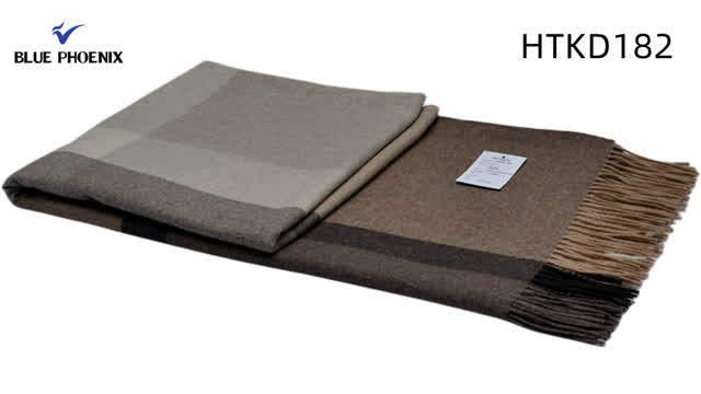 couch blanket 100wool tartan plaid custom winter buffalo plaid Manufacturer