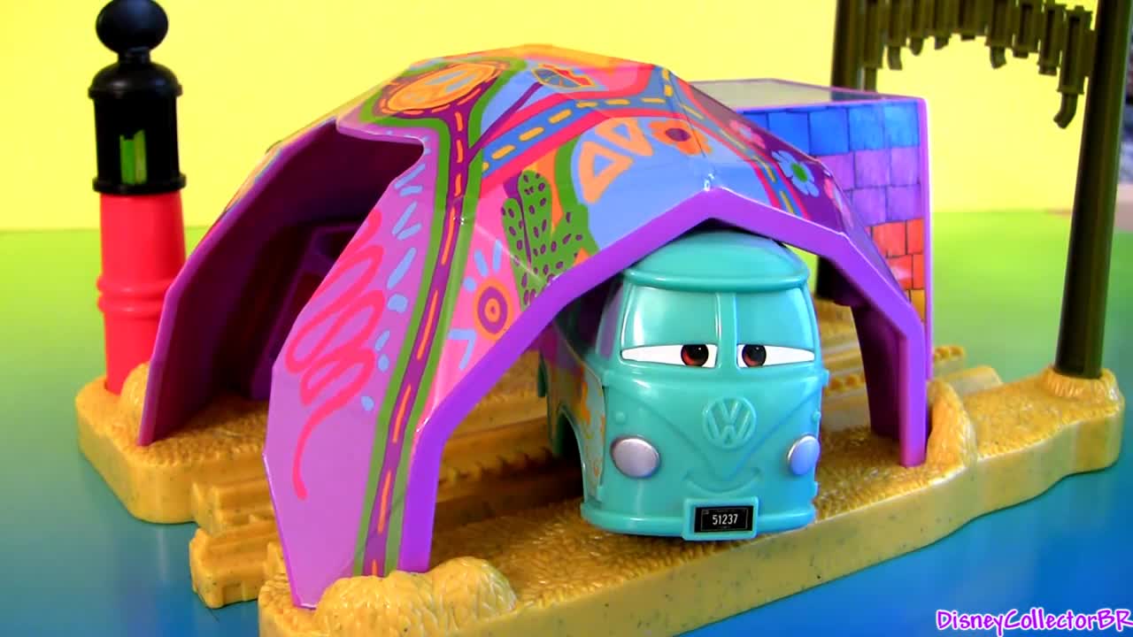 NEW Fillmore Tent Talking Car From Cars 2 GeoTrax Disney Pixar Fisher-Price 2013 Toy Review