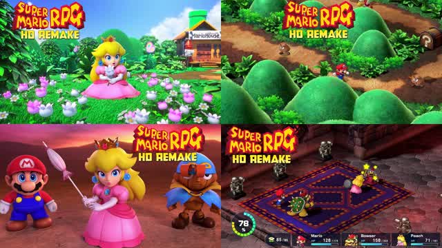 Super Mario RPG: Legend of the 7 Stars HD Remake (Nintendo Direct Sneak Preview)