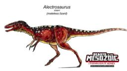 New Beasts Of The Mesozoic Tyrannosaur Series Alectrosaurus Concept Drawing