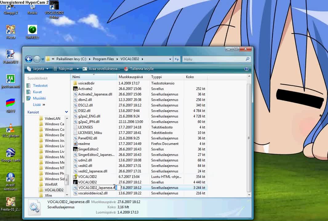 Transform VOCALOID 2 to English!