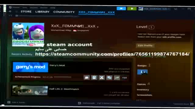 my steam account
